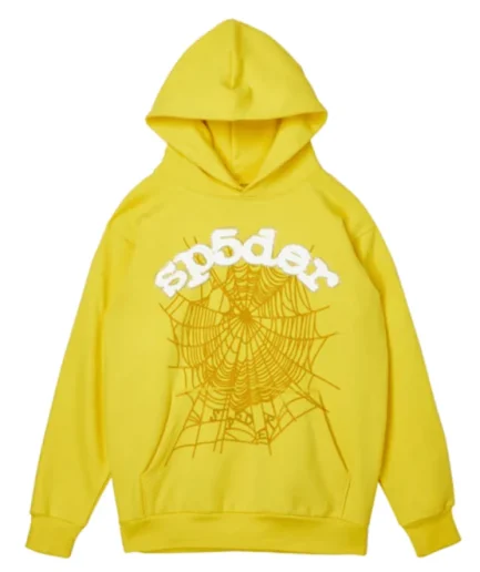 Spider Worldwide Websuit Hooded Sweatshirt Yellow