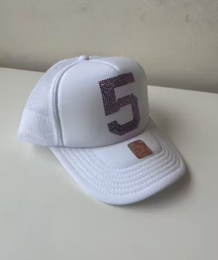 Sp5der White 555 Trucker Hat