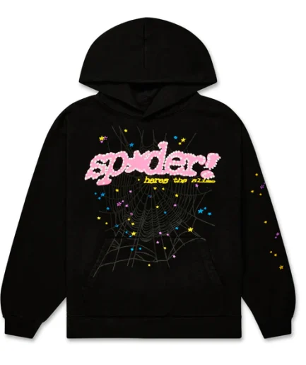 Black P*NK V2 Hoodie Spider