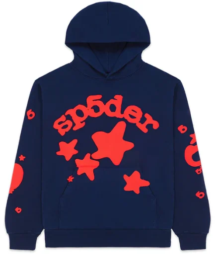 Sp5der Beluga Hoodie – Navy Blue