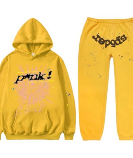 Sp5der Young Thug 555555 Tracksuit Yellow