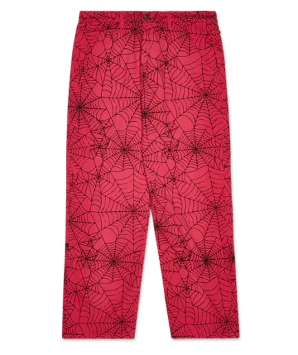 Sp5der Pink Aop Work Pant