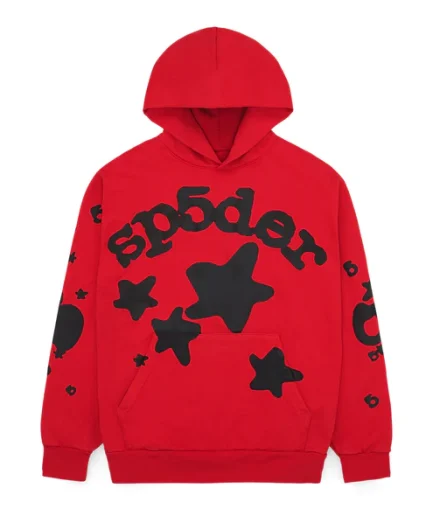 Red Beluga Hoodie Sp5der