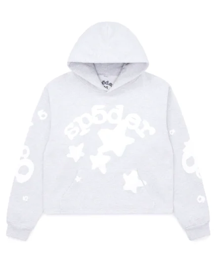 Sp5der Women Cropped Beluga Hoodie