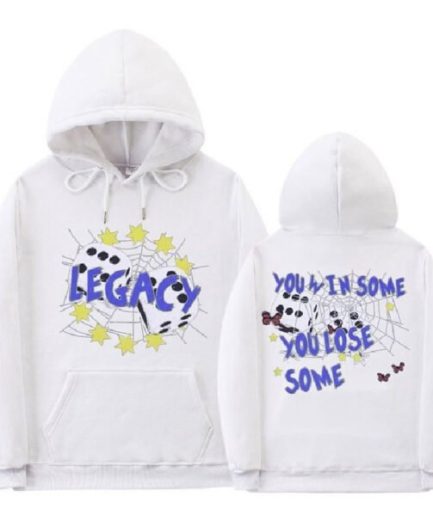 Sp5der 555555 Number Double Sided Print Hoodies