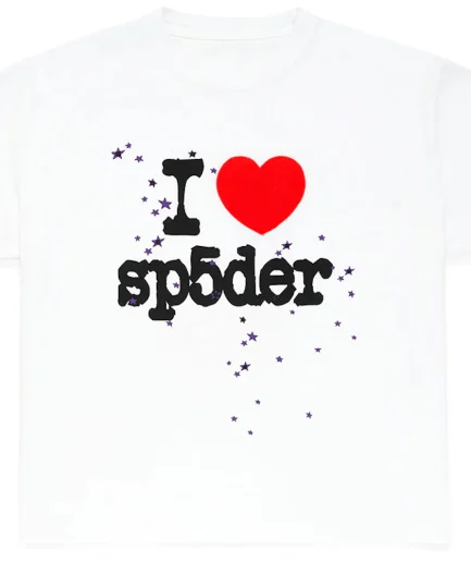 Sp5der I Heart SP5DER Tee White