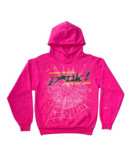 Sp5der P*NK Hoodie – Pink