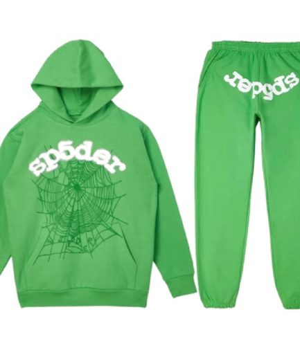 Spider Web Worldwide Green Sp5der Tracksuit