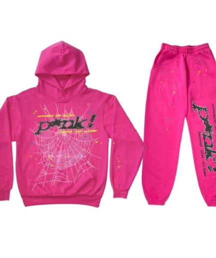 Sp5der Worldwide MAN Tracksuit Pink