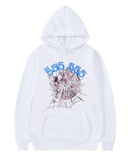 Sp5der Young Thug 555555 Angel Hoodies Men Women white