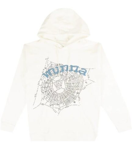 Sp5der x Gunnar Wunna Hoodie White