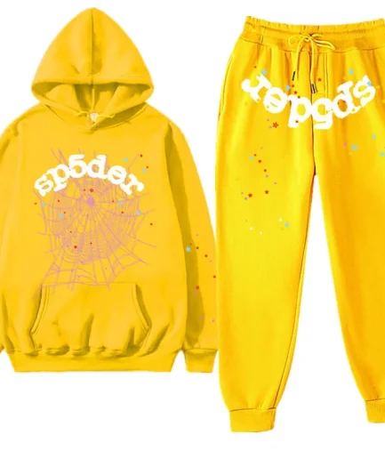 Yellow Sp5der Tracksuit