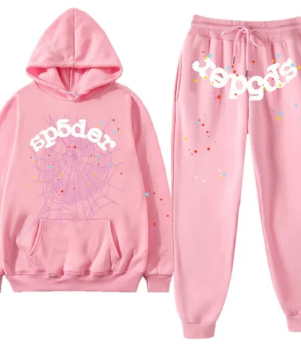 Pink Sp5der Tracksuit