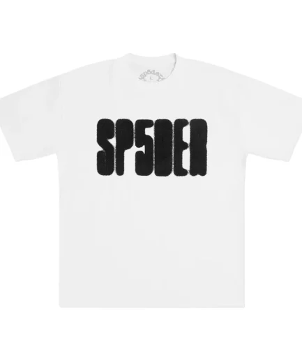 Sp5der FOCUSED LOGO White TEE Shirt